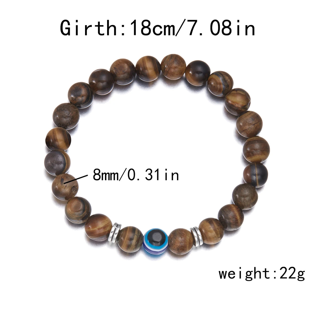 Evil Eye Beaded Bracelet  Multicolor Options