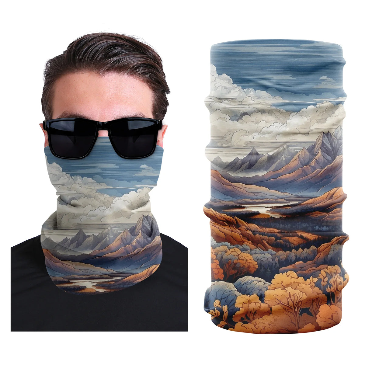 Unisex Multifunctional Neck Gaiter – Outdoor Face Cover Headscarf
