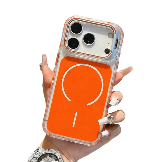 Magnetic Camera Mount Phone Case for iPhone 17 Pro Max .MagSafe Compatible Shockproof Protective Case with Camera Grip