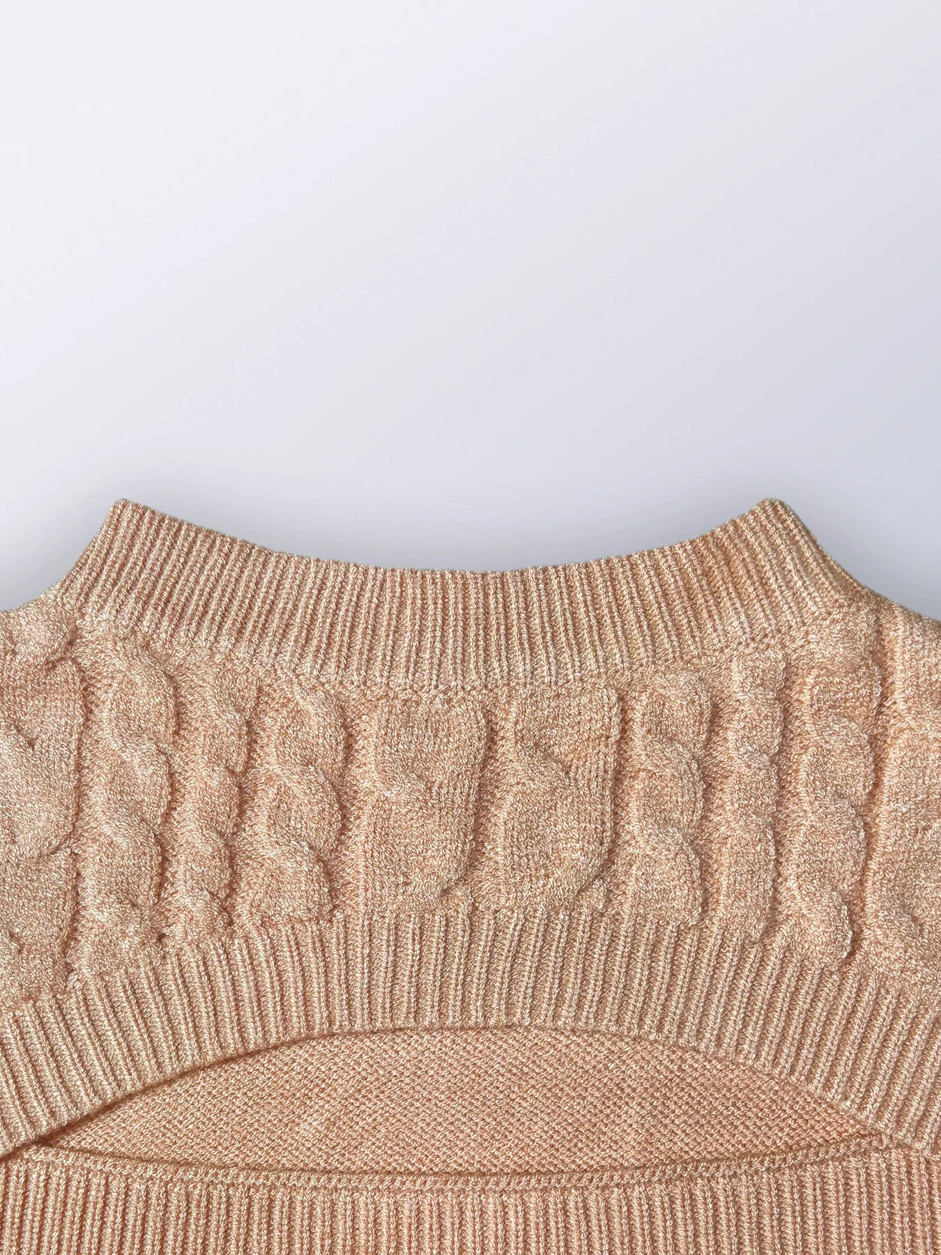 Women's Winter Bodycon Sweater Dress Long Sleeve Round Neck Cutout Waist Ribbed Knit Bodycon Mini Skirt Solid