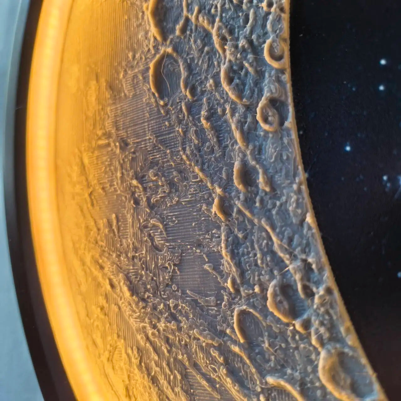 Luna Glow Moon Phase LED Digital Wall Clock