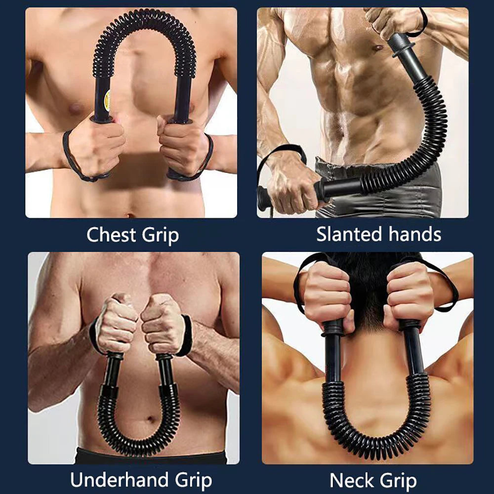 Spring Arm Strength Trainer for Chest, Arms, Shoulders and Upper Body Workouts  Description:
