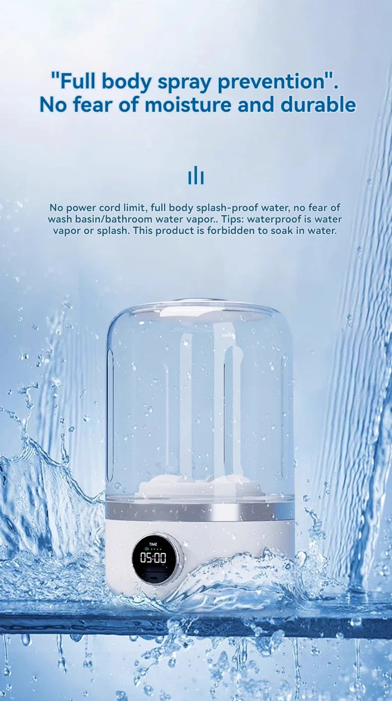 Portable Mini Washer, USB Rechargeable Cordless, 1.2L Capacity For Underwear, Socks & Baby Clothes, 3 Cleaning Modes, Quiet & Compact For Travel, Dorm, Apartment