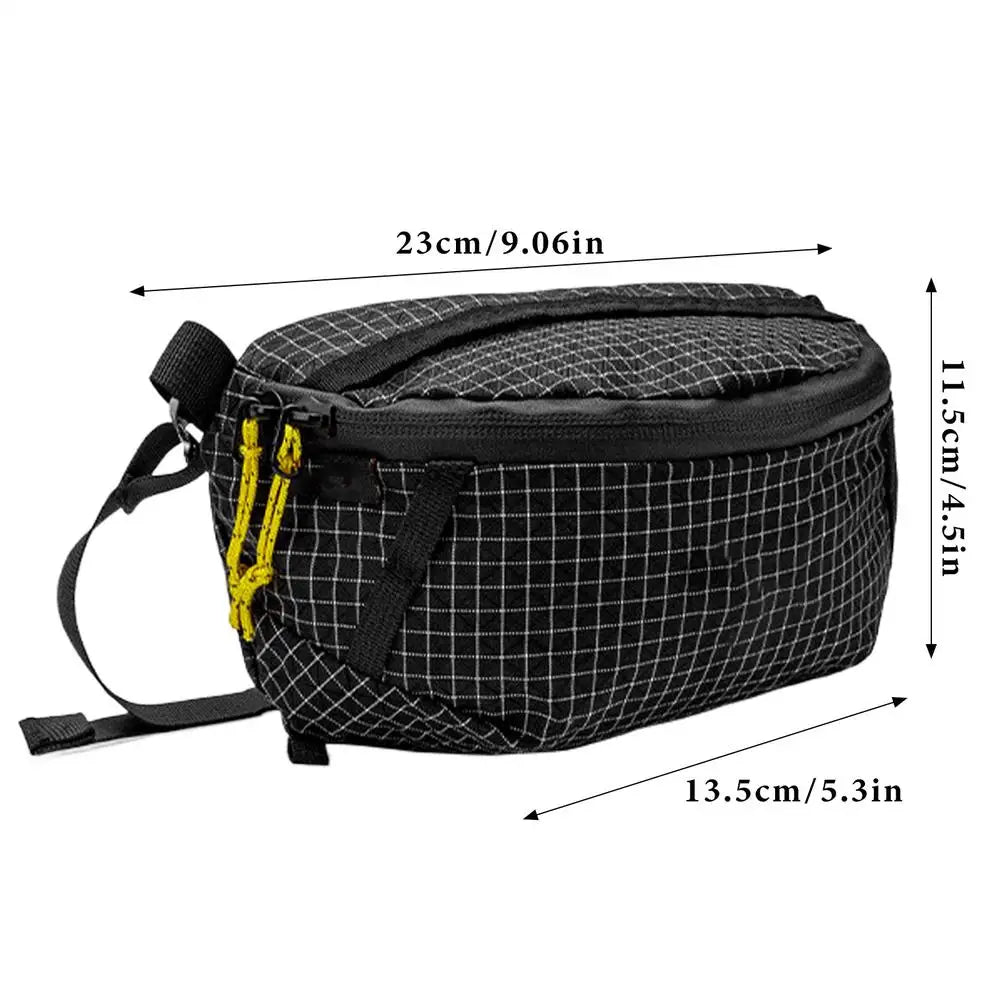 Adjustable Fishing Waist Bag with Rod Holder and Shoulder Strap
