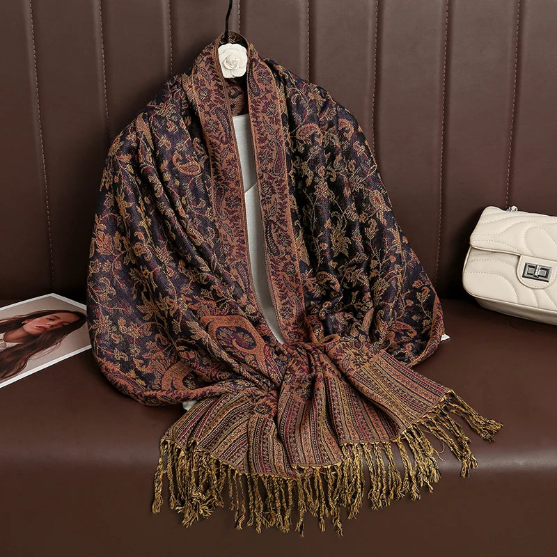 Luxury Cashmere Winter Scarf Shawl