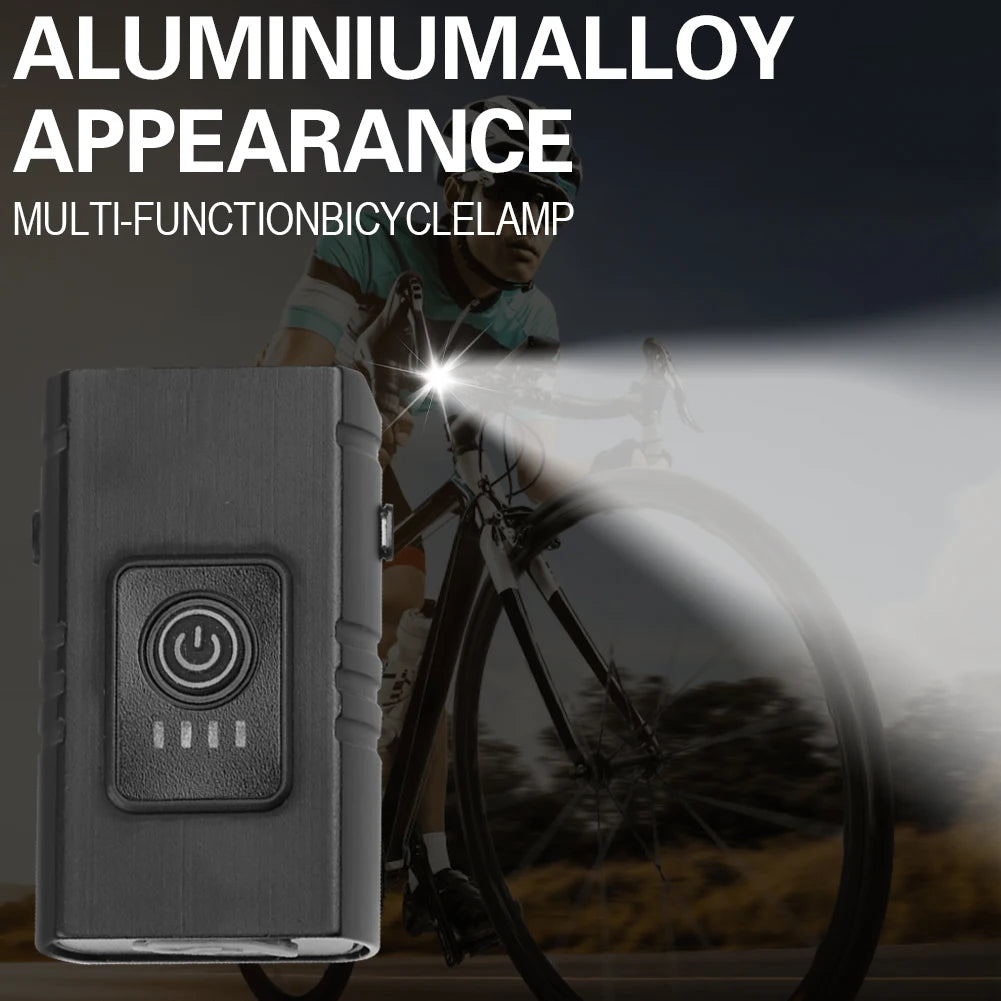 LED Bicycle Front Light 10W 6 Modes USB Rechargeable Mountain Road Bike Front Lamp Waterproof Cycling Equipment