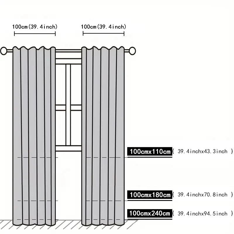 2-Piece Elegant Sheer Curtains | Wave Lace Trim Window Panels