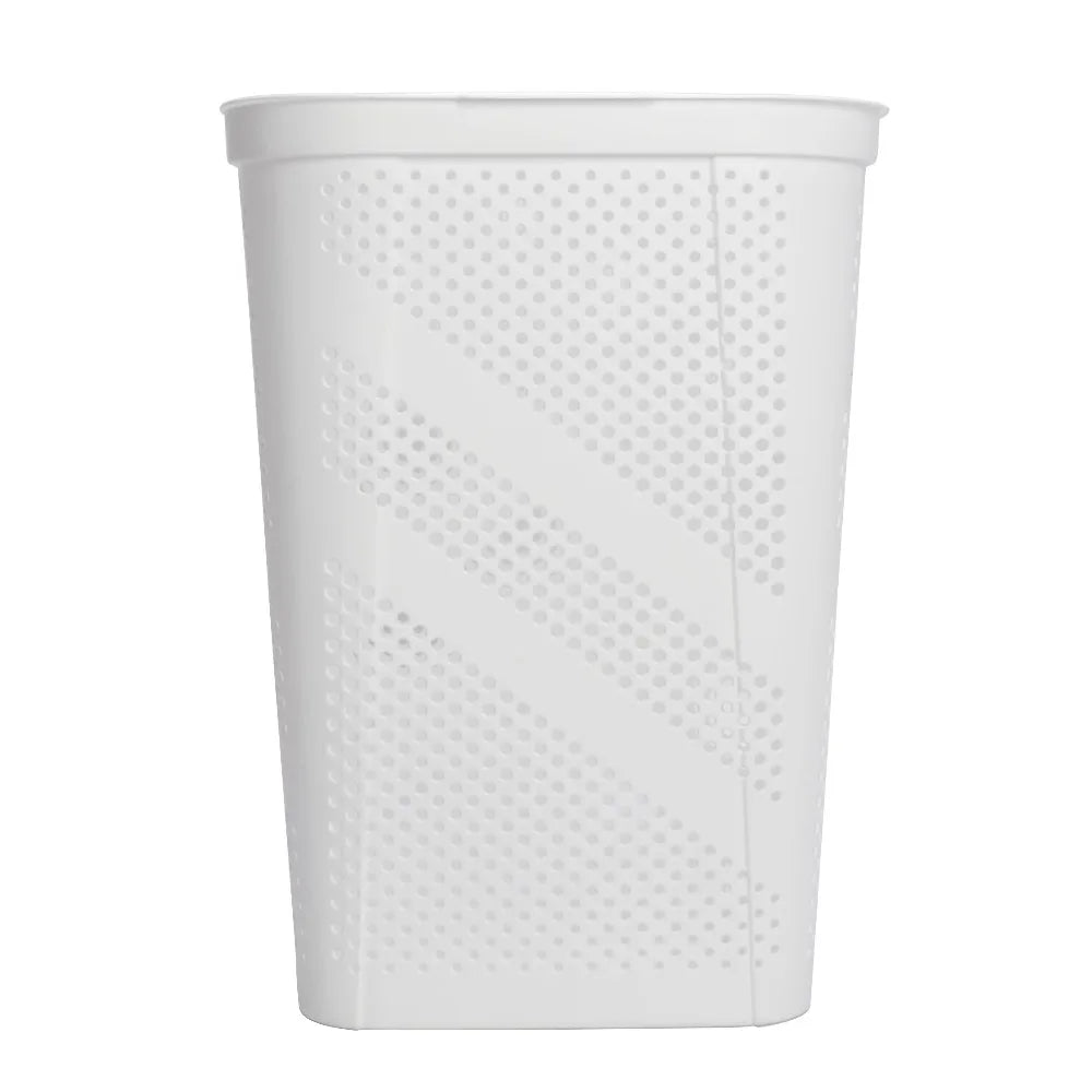 24-Inch Rectangular Laundry Hamper with Hinged Lid