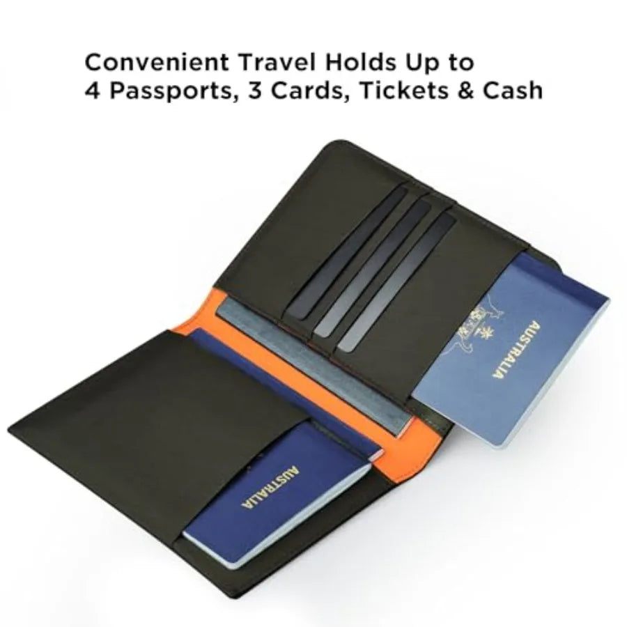 ARK Bifold Passport Wallet - Passport Holder with X-Pac VX21 Weatherproof Fabric, UV Proof, Passport Slot, 3 Card, Cash, Travle
