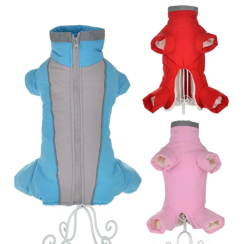 Waterproof Winter Dog Coat. Warm Fleece Jacket for Small Dogs