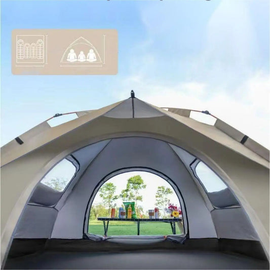 Outdoor Sunshade Camping Tent – Spacious Weather-Resistant Shelter for Camping, Beach & Outdoor Adventures