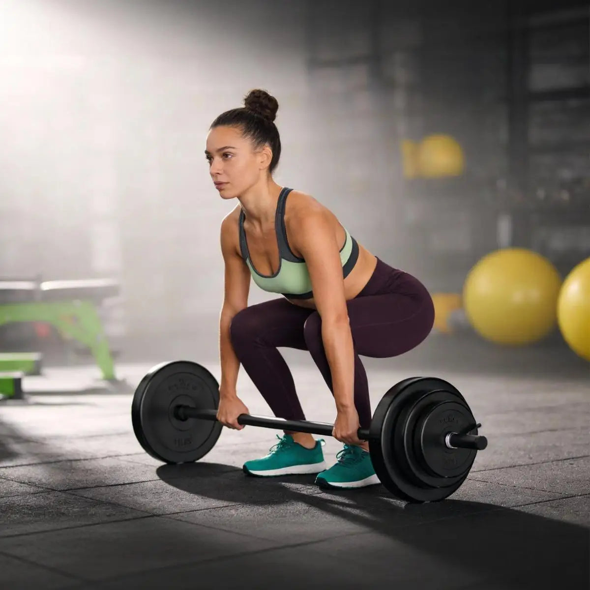Adjustable Barbell Weight Set for Home Strength Training & Full Body Workouts