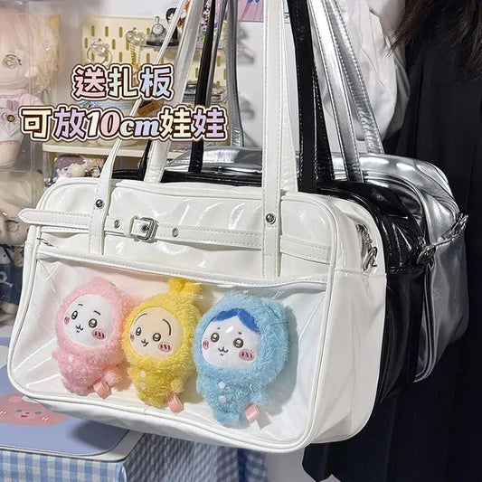 New Cute Dolls Bag Preppy Style JK Uniforms  Shoulder Bag Japanese Harajuku Y2K Ita Bag Student Crossbody Bag Ulzzang Itabag