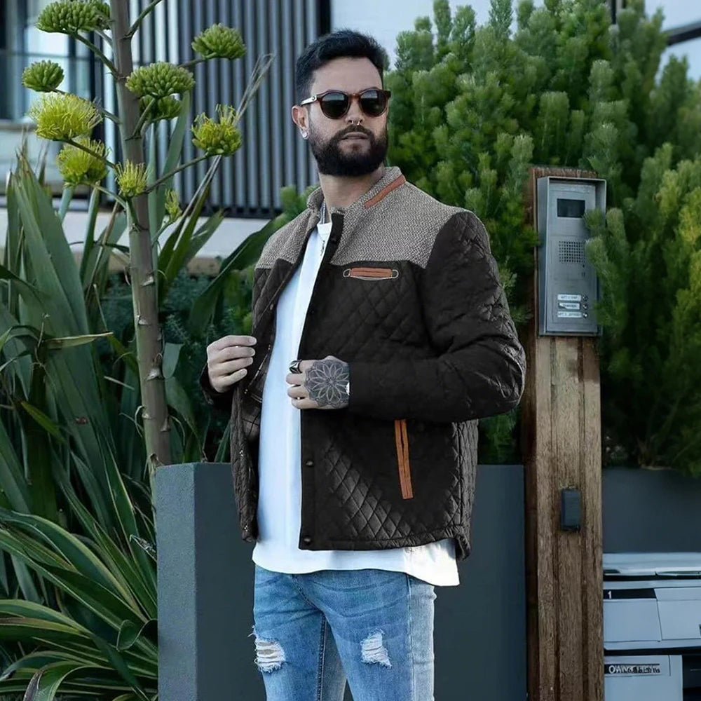 Men’s Quilted Bomber Jacket