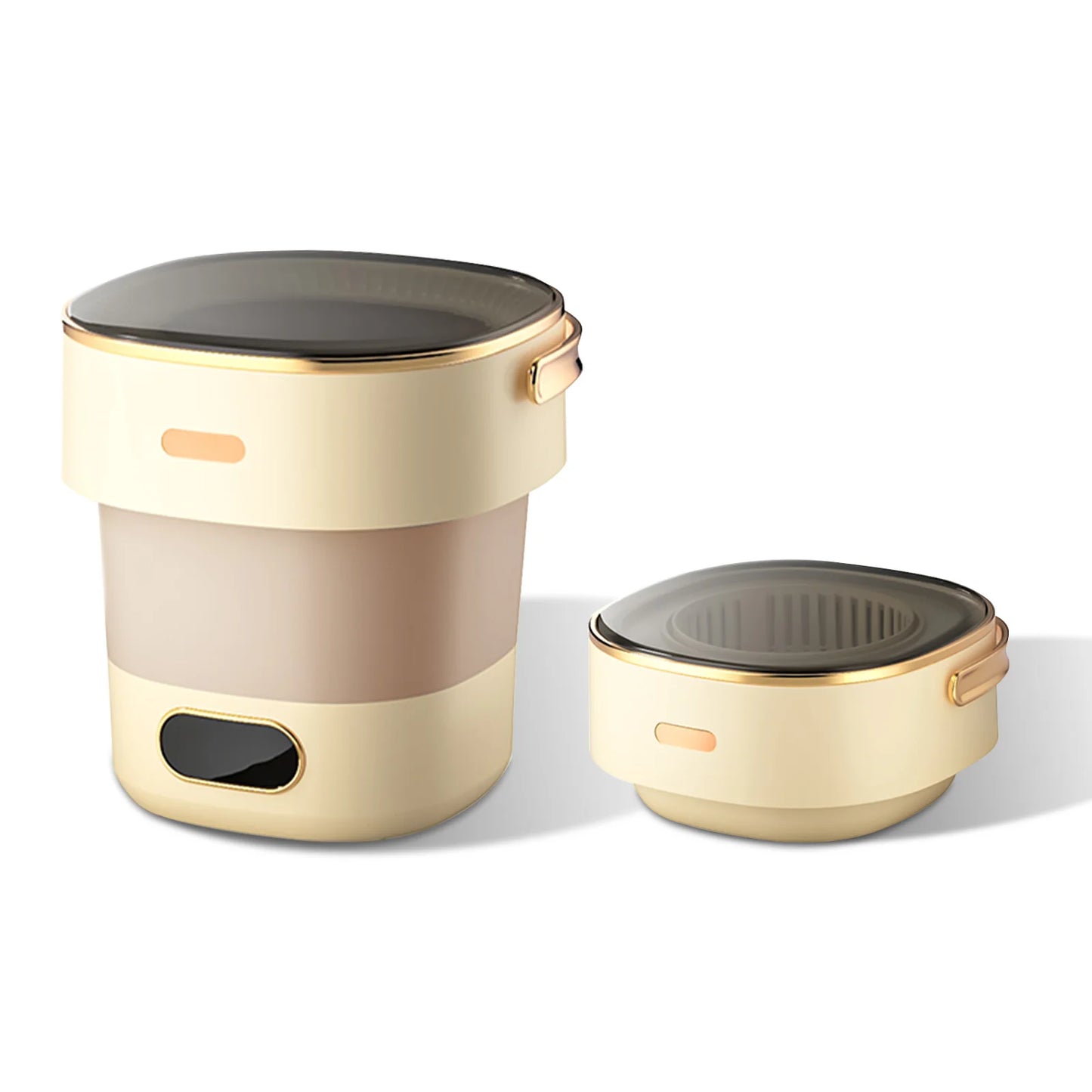 13L Portable Folding Washing Machine with Spin Dryer . Compact Mini Washer for Travel, Dorms & Apartments