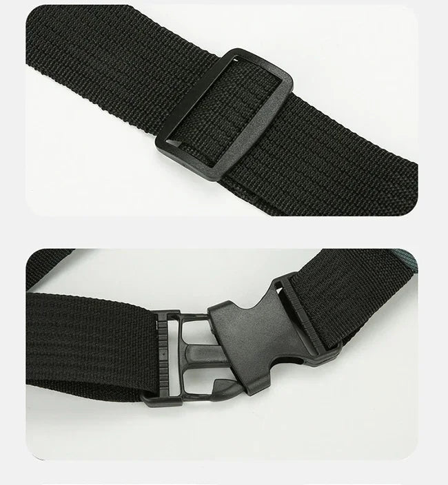 Oxford Waterproof Waist Bag. Unisex Crossbody Belt Bag for Travel, Hiking & Everyday Carry