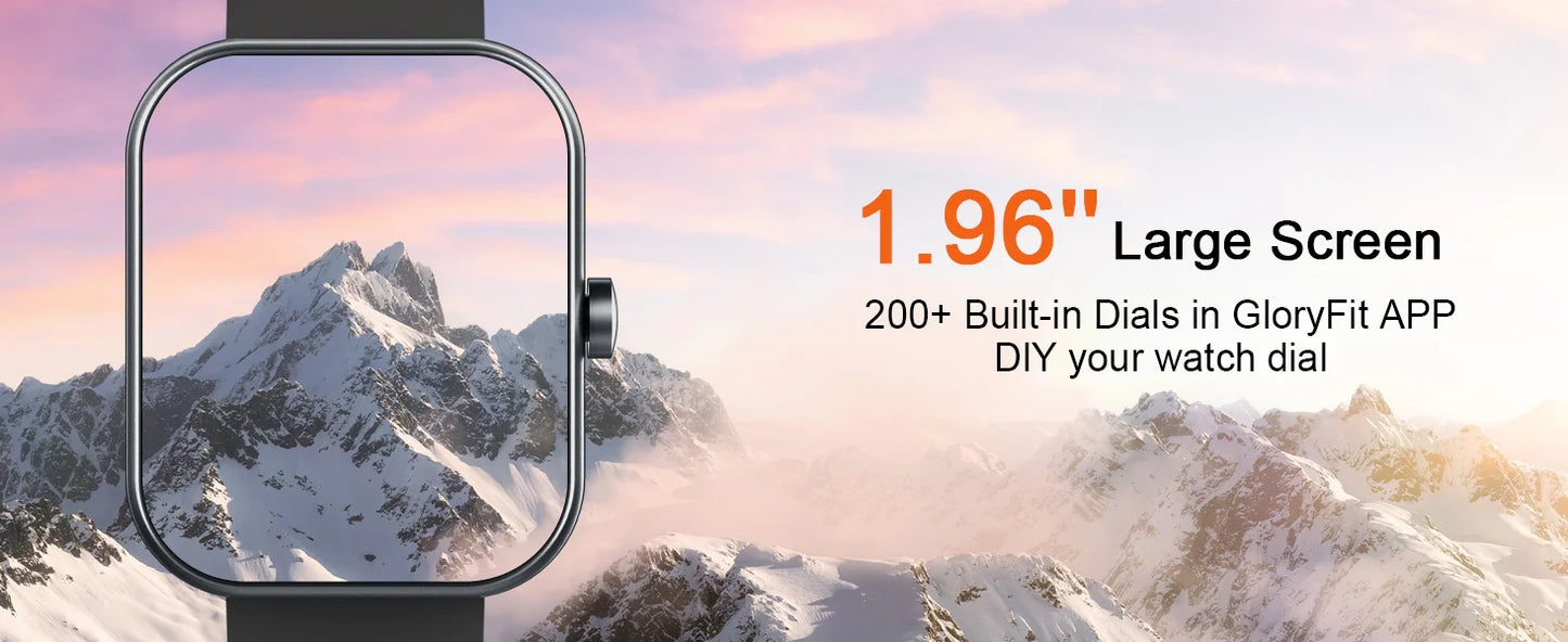 Multi-Function Smart Watch with Fitness Tracking & Bluetooth Connectivity
