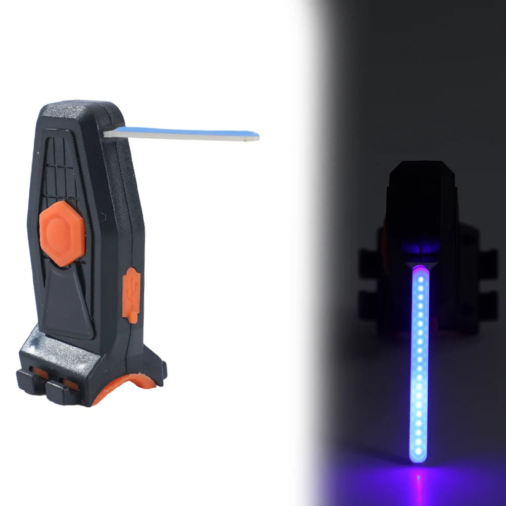 Bicycle Rear Light Running Water Pilot Lights Bicycle Taillights Night Riding Lights Safety Warning Lights Bike