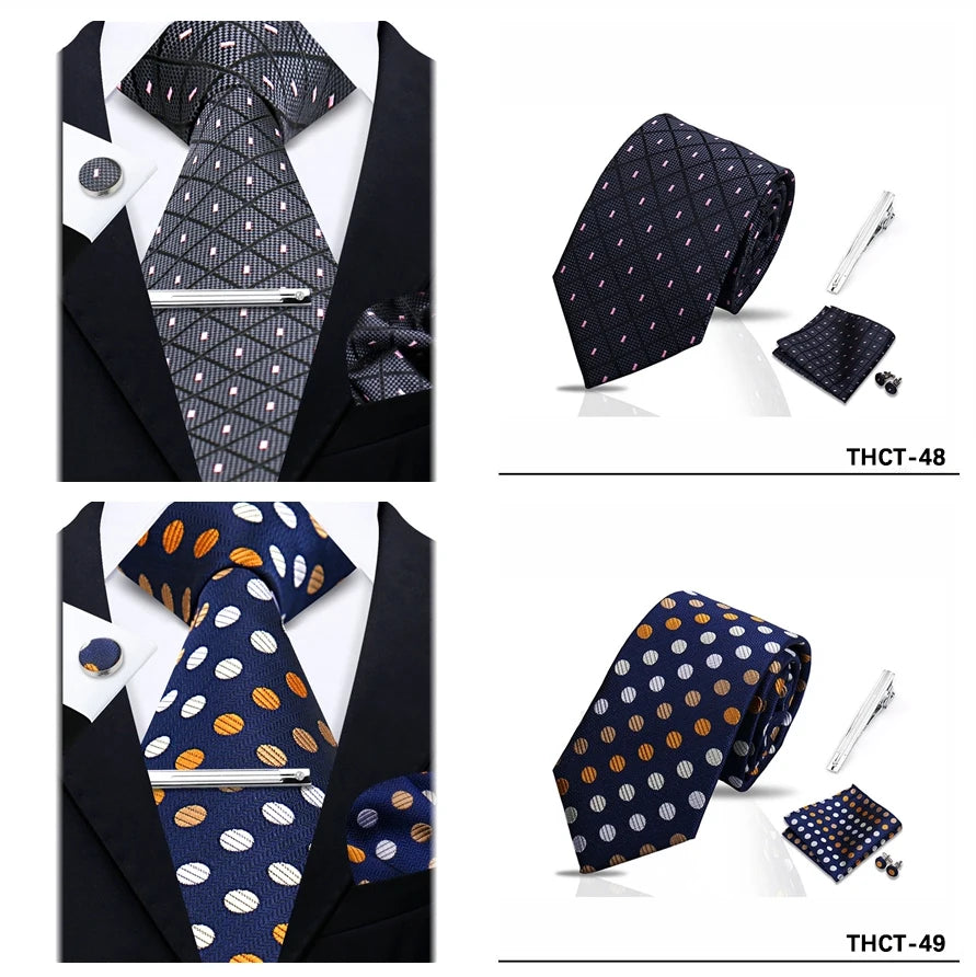 Men’s Luxury Paisley Silk Necktie.Elegant BusinessWedding & Formal Dress Tie for Men