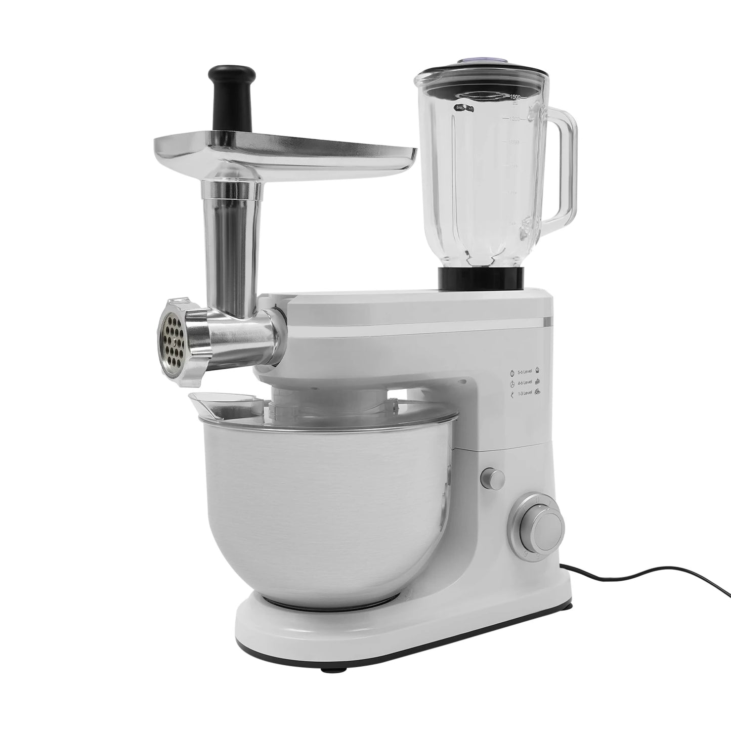 700W Free Standing Food Processor, Stand Mixer, Multifunctional Mixer Suitable for Kitchens, Restaurants, Bakeries