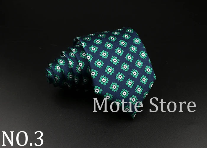 51 Styles Men's Silk Ties Jacquard Striped Plaid Floral Necktie Accessories Daily Wear Shirt Suit Cravat Wedding Party Gift