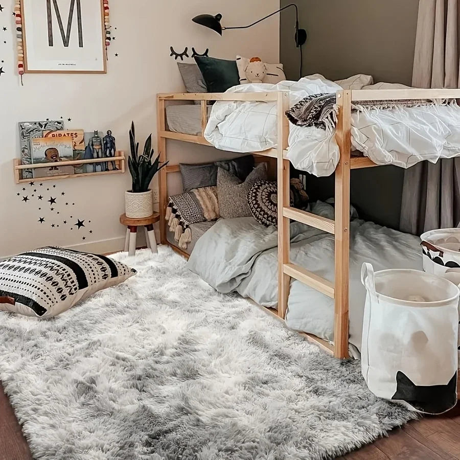 Ultra Soft Fluffy Area Rug . Plush Non Slip Cozy Floor Carpet for Bedroom, Living Room & Home Decor  📝
