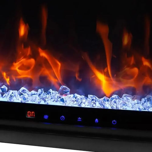60 Inch Smart Electric Fireplace 5000 BTU For 400 Sq Ft