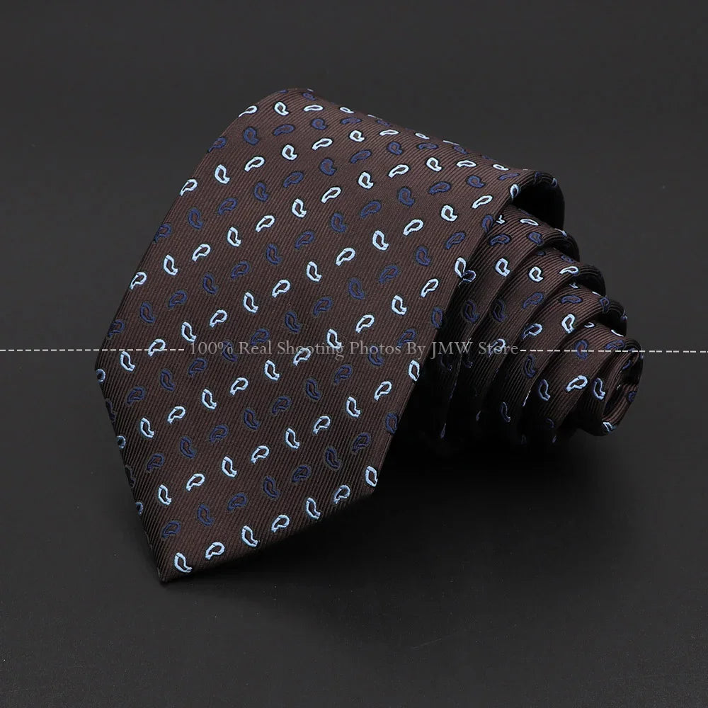 Luxury Paisley Men’s Business Necktie . Wedding & Formal Tie