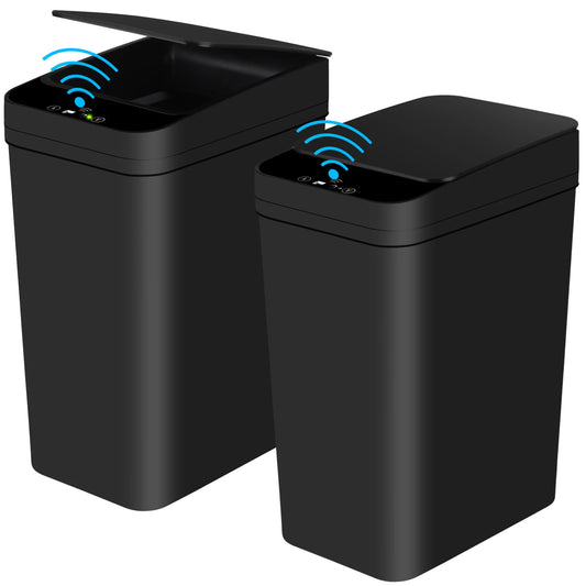 2 Pack Touchless Smart Trash Cans