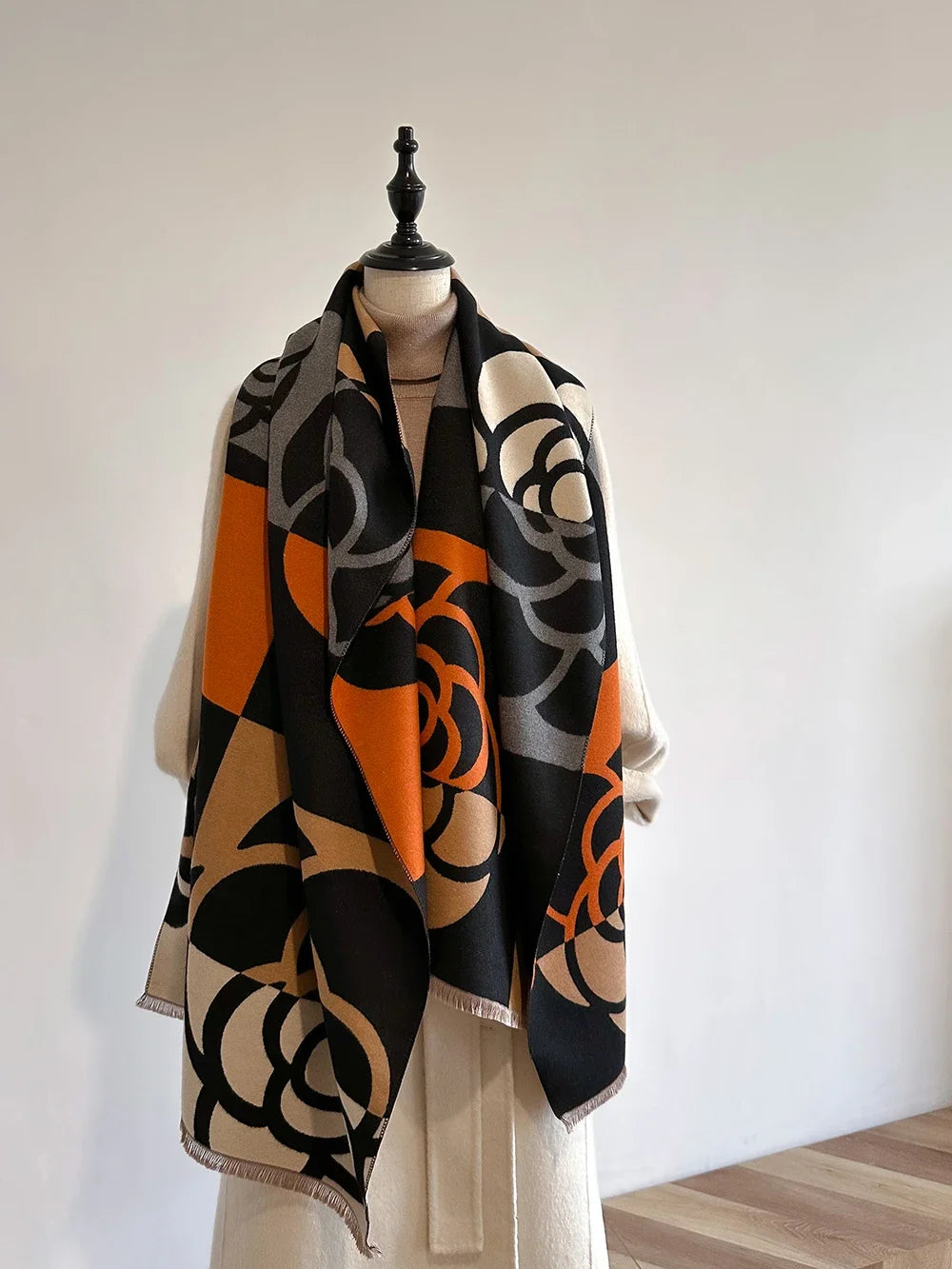 Luxury Winter Cashmere Scarf