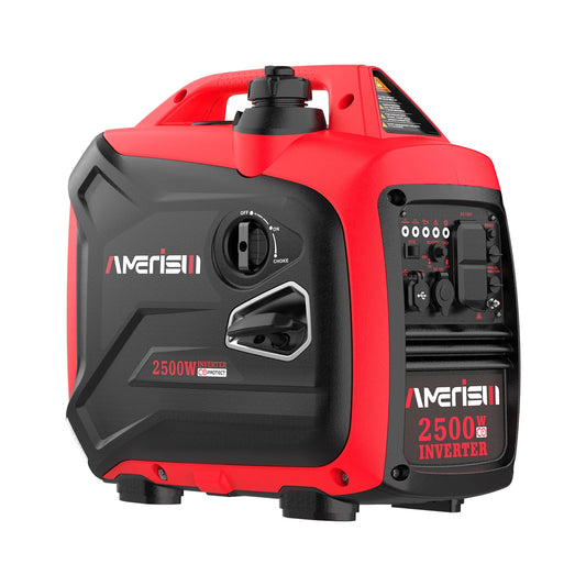 Portable Inverter Generator . Quiet Gas-Powered Backup Power Station