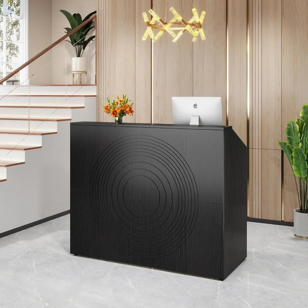 Reception Desk 47 Inch Retail Counter For Lobby Beauty Salon