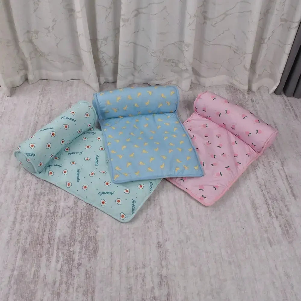 Summer Pet Cooling Mat . Soft Breathable Cooling Pad for Dogs & Cats