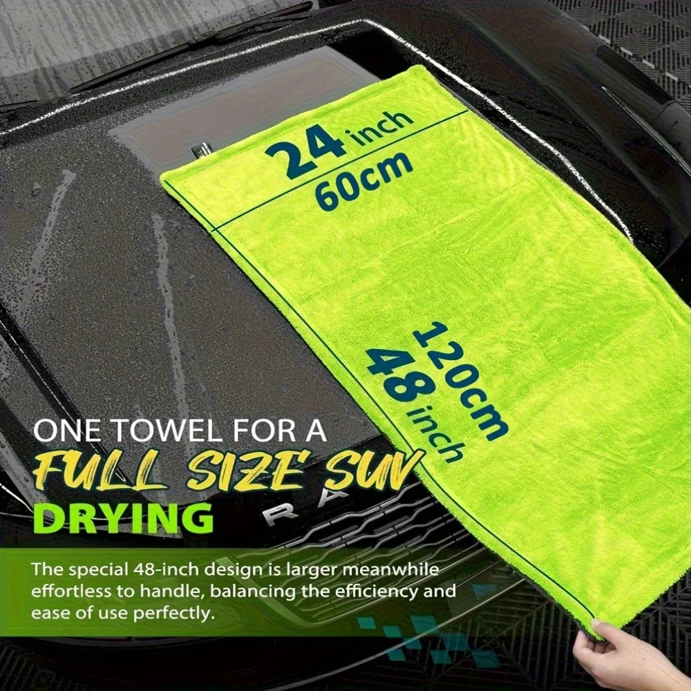 1400GSM Ultra Absorbent Microfiber Car Drying Towel for SUVs and Trucks