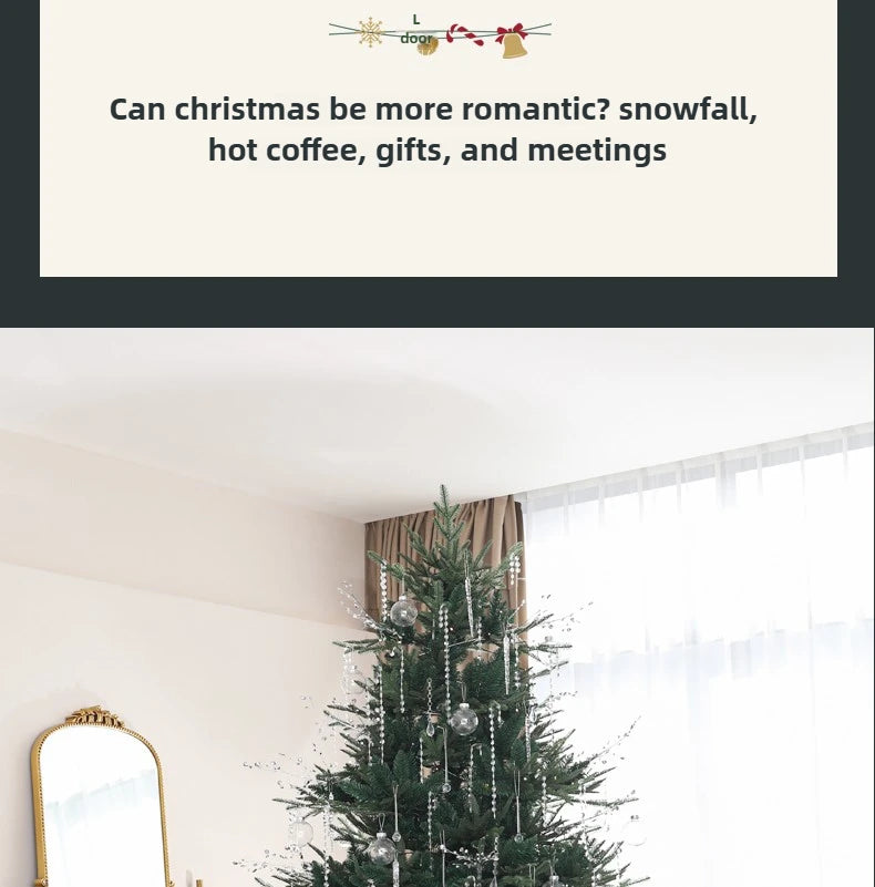 2025 new PE Christmas tree premium sense home living room DIY Christmas decoration Christmas