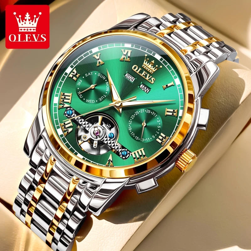 Women’s Luxury Stainless Steel Watch – Elegant Fashion Timepiece.