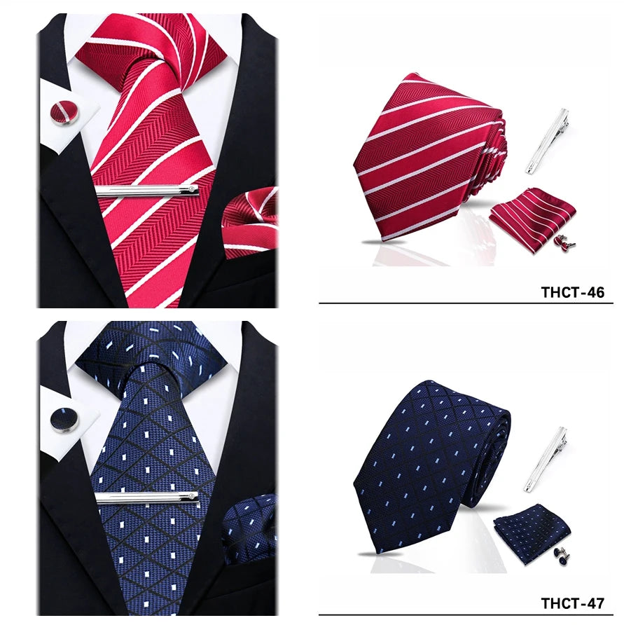 Men’s Luxury Paisley Silk Necktie.Elegant BusinessWedding & Formal Dress Tie for Men