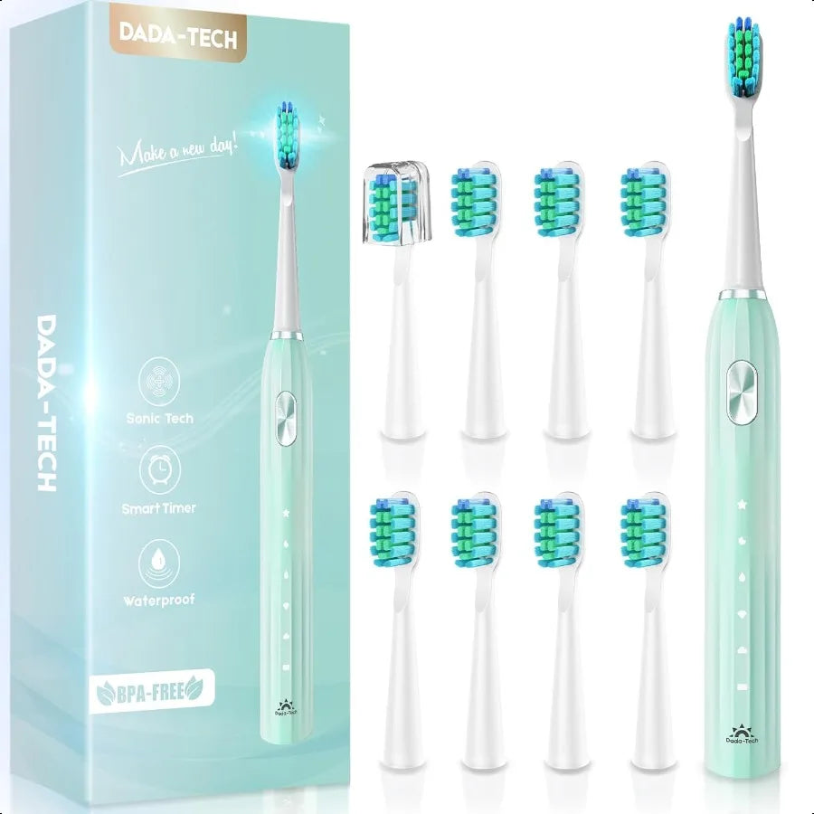 Rechargeable Electric Toothbrush for Adults Sonic 9 Heads