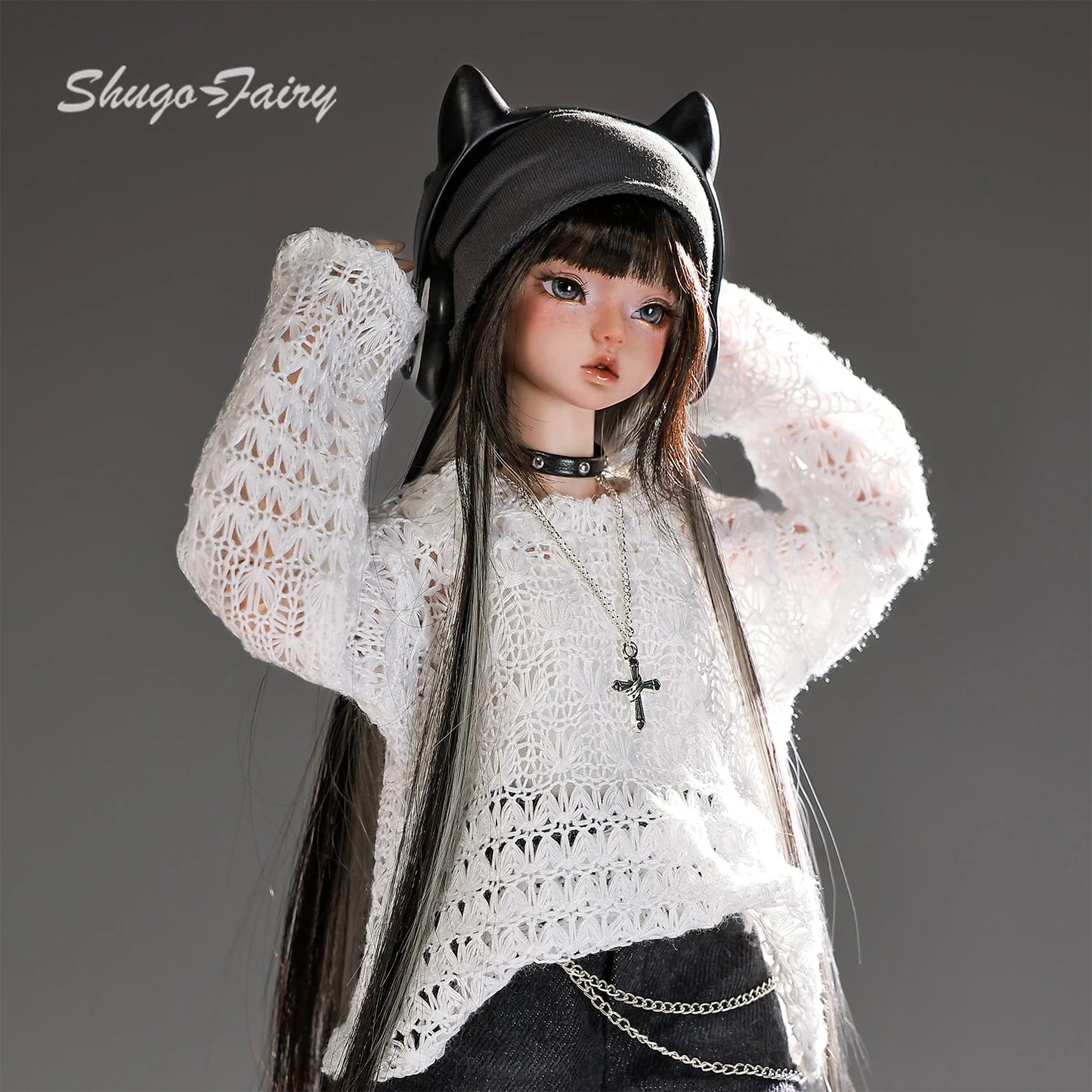 Lena F Bjd Doll 1/4 Bariy Body Lazy Pure Modern Street Daily Outfit Toys Korean Cool Music Producer Resin Shugafairy Full Set