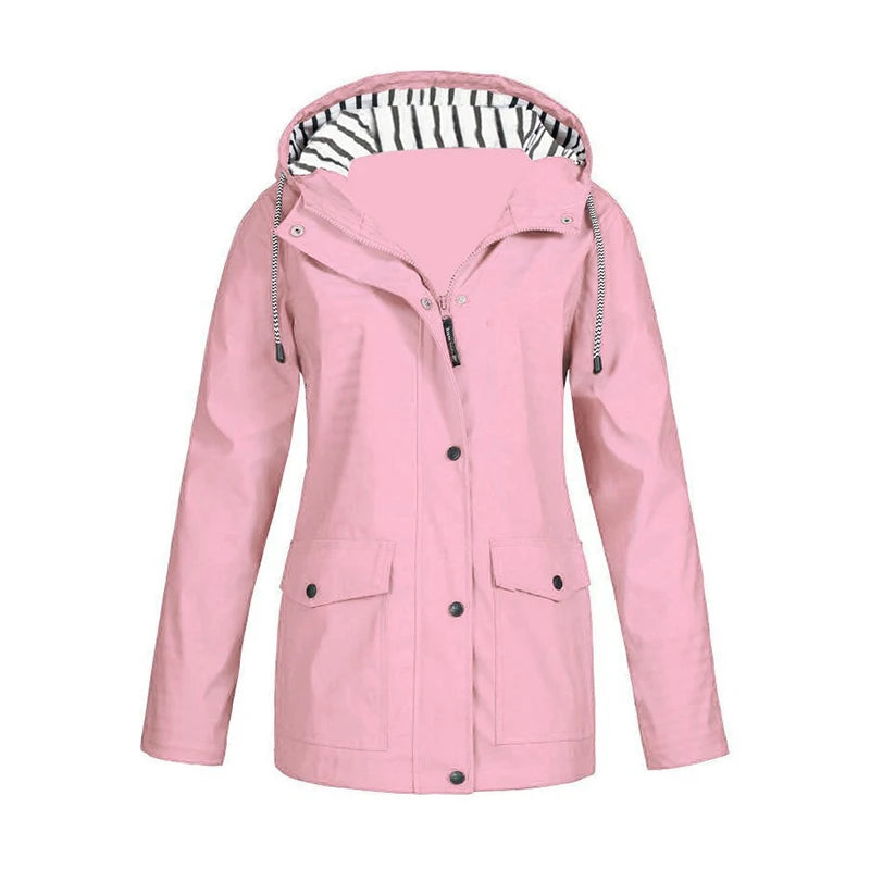 Fashion Autumn Winter Fleece Jacket Women Hooded Coat