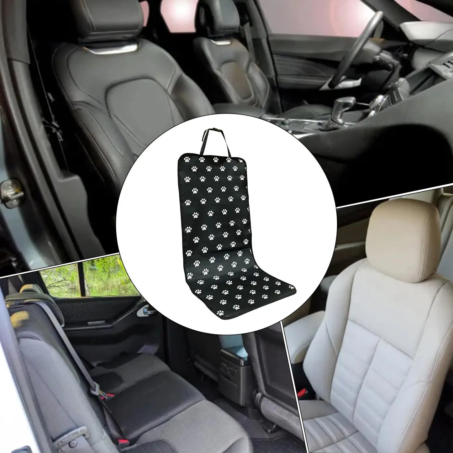 Seat Cover For Dogs Waterproof Car Pet Front Seat Cover Non-Slip Pad Easy-to-Clean Animals Chair Cushion For Sedan Truck Travel