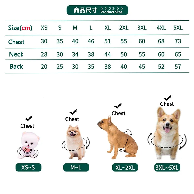 College Style Pet Dog Sweater. Warm Winter Outfit for Small & Medium Dogs