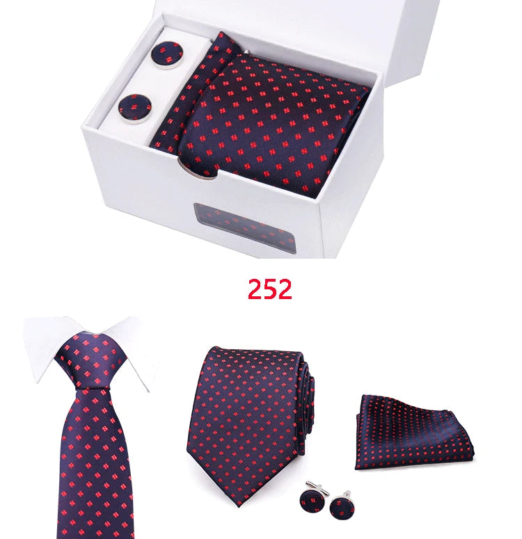 Men’s Paisley Tie & Pocket Square Set. Wedding, Business & Formal Wear