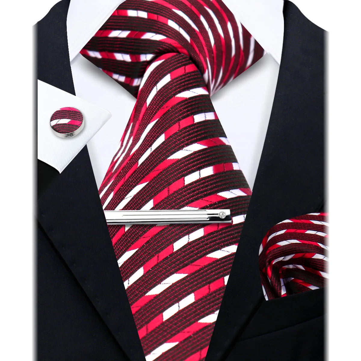 Men’s Luxury Paisley Silk Necktie.Elegant BusinessWedding & Formal Dress Tie for Men