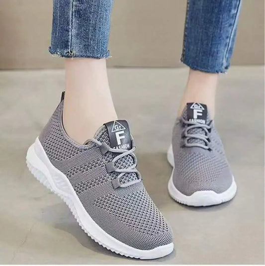 Women’s Lightweight Walking Sneakers .Breathable Mesh Comfort Shoes