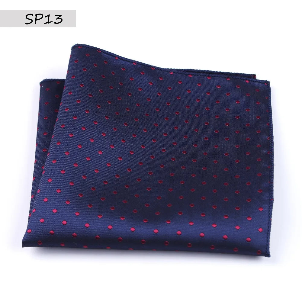 Men’s Designer Pocket Square Handkerchief Set. Elegant Suit Accessories