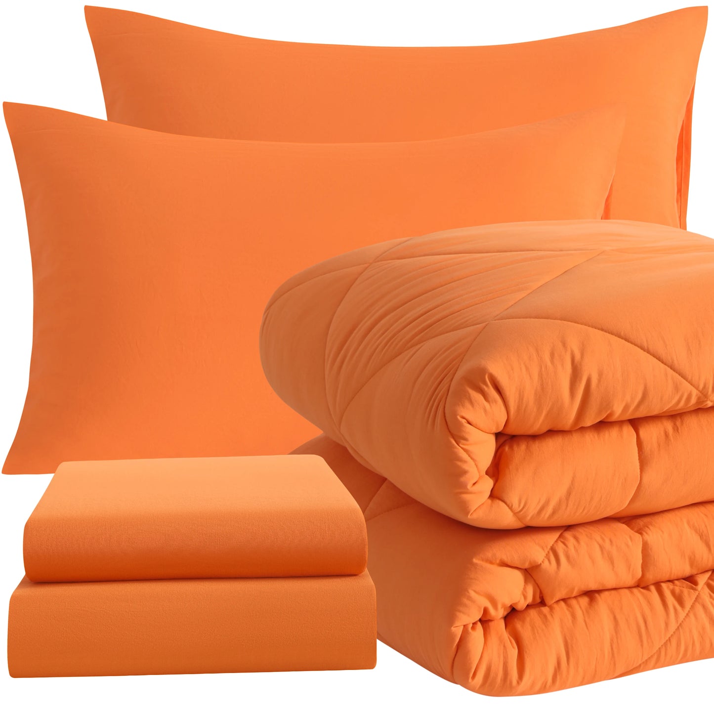 Ntbay 5 Piece Bedding Comforter Set,Breathable Bed in a Bag, Includes Comforter, Fitted Sheet, Top Sheet and Pillowcases