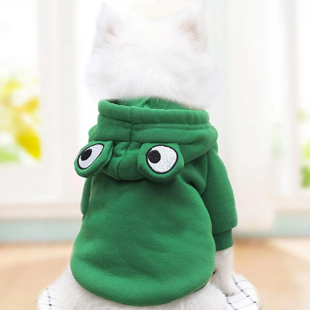 Cute Fruit Dog Clothes for Small Dogs Hoodies Warm Fleece Pet Clothing Puppy Cat Christmas Costume Coat Chihuahua Jacket Suits