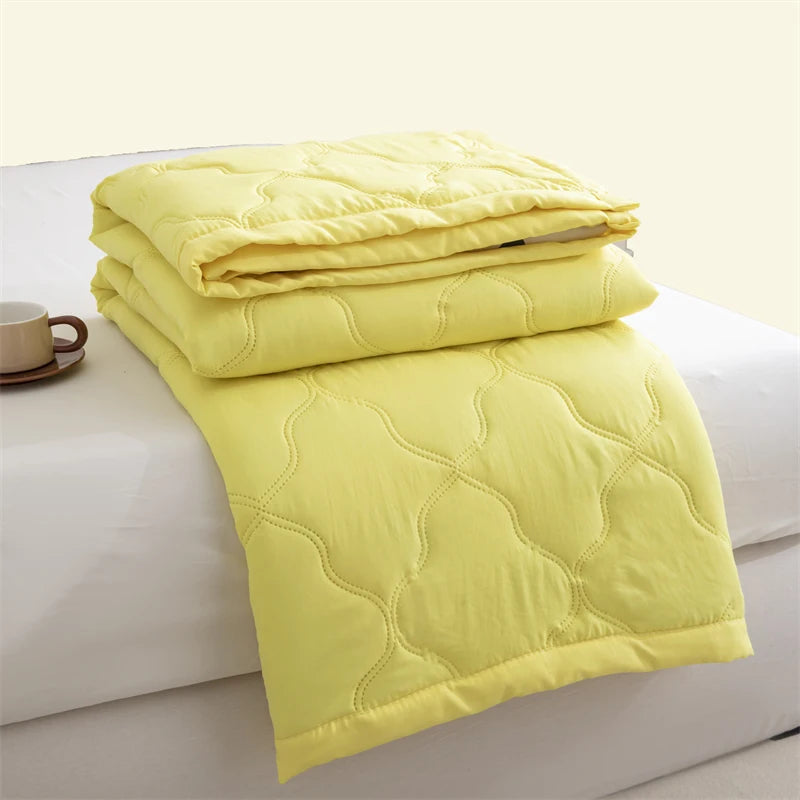 Floral Style Duvet Summer Thin Quilt Skin-friendly Bedspread Air Conditioning Blanket edredones Adults Kids Room Comforter Quilt