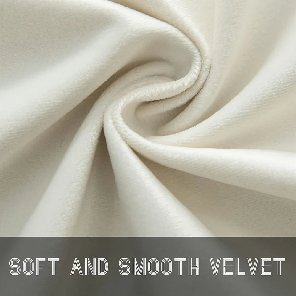 Luxury Velvet Blackout Window Curtains